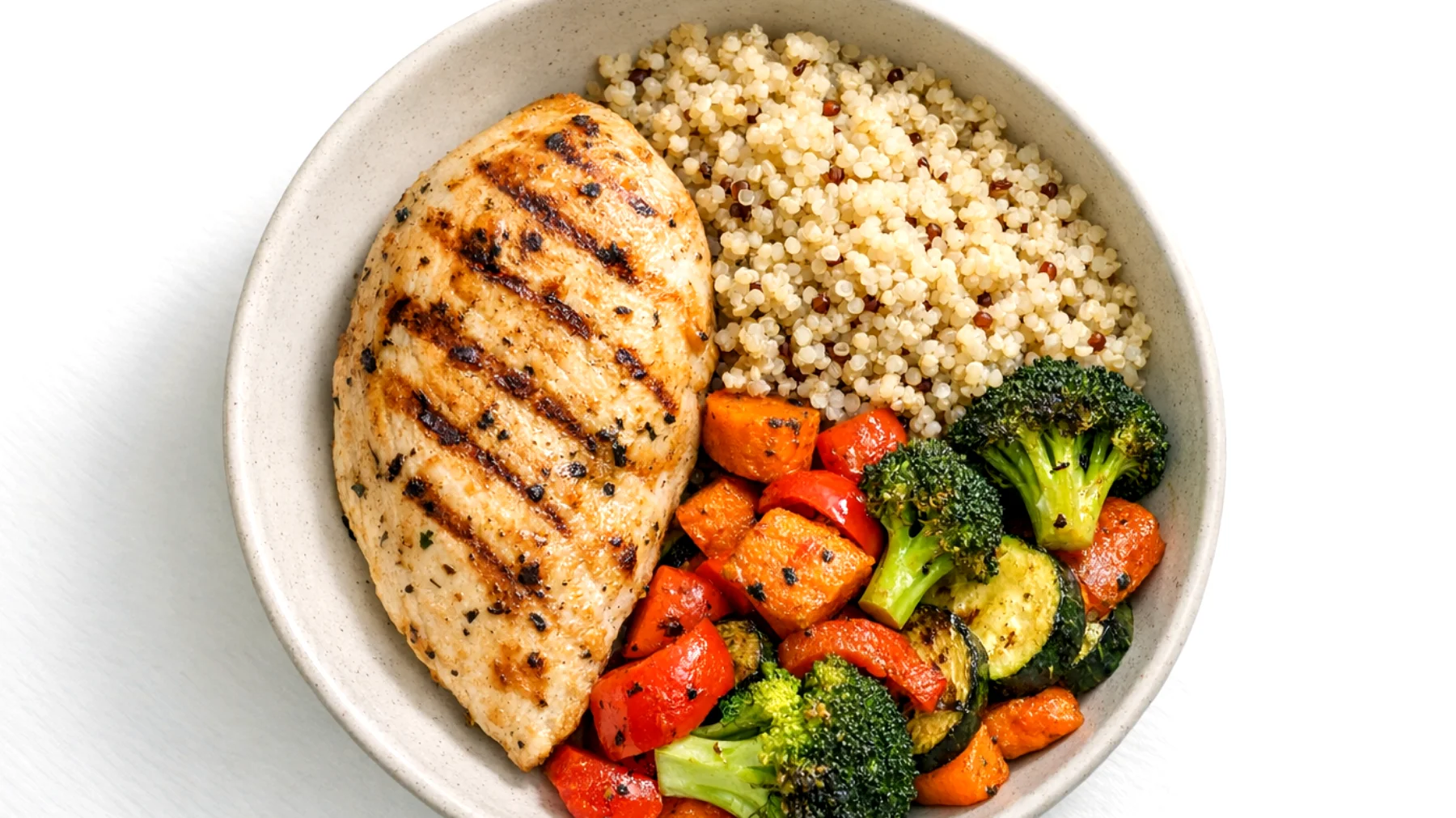 Wyciskanie na ławce poziomej: przepis niskokaloryczny"